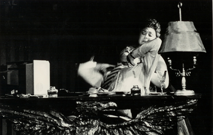 Anthony Michaels-Moore and Maria Moll in Puccini's <em>Tosca</em> with Scottish Opera Go Round, 1985